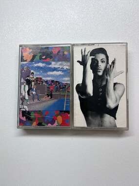 Prince Cassette Tape Lot Around The World In A Day & Parade Vintage Paisley Park